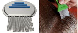 Fine-tooth comb for removing lice and nits