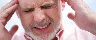 Stroke. Symptoms, first signs in men 