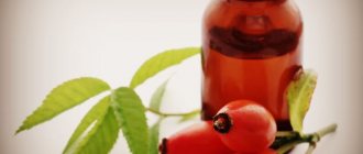 Medicinal properties of rosehip oil