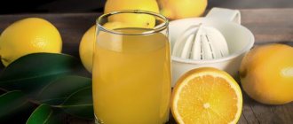 Juice from lemons